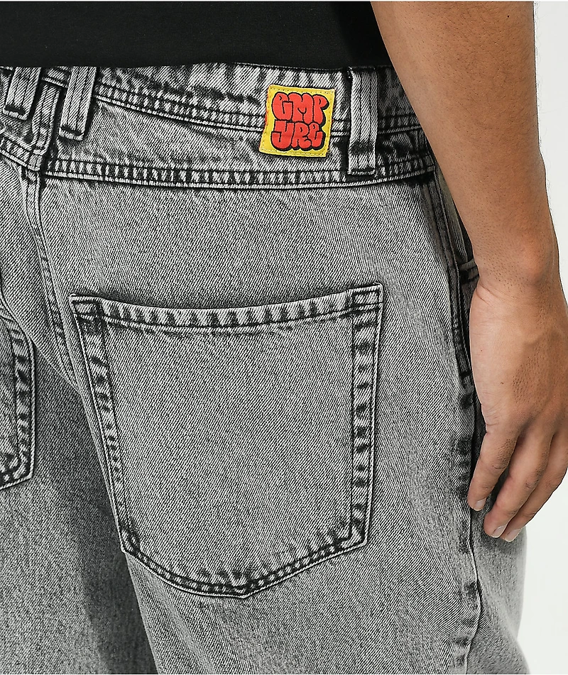 Empyre Loose Fit Scramble Grey Skate Jeans