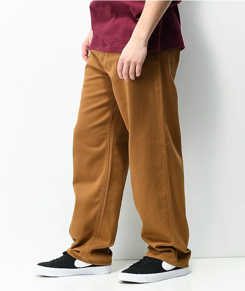 Empyre Loose Fit Tobacco Denim Skate Pants