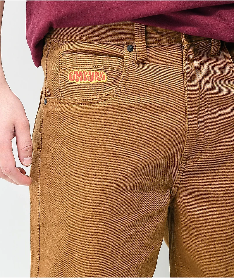 Empyre Loose Fit Tobacco Denim Skate Pants