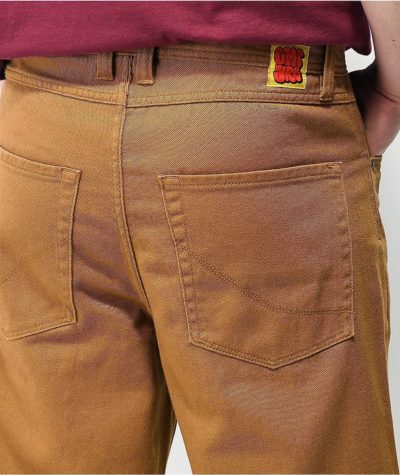 Empyre Loose Fit Tobacco Denim Skate Pants