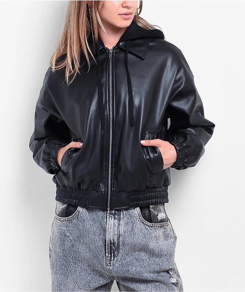 Empyre Lorelei Black Bomber Jacket