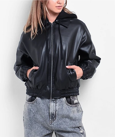 Empyre Lorelei Black Bomber Jacket