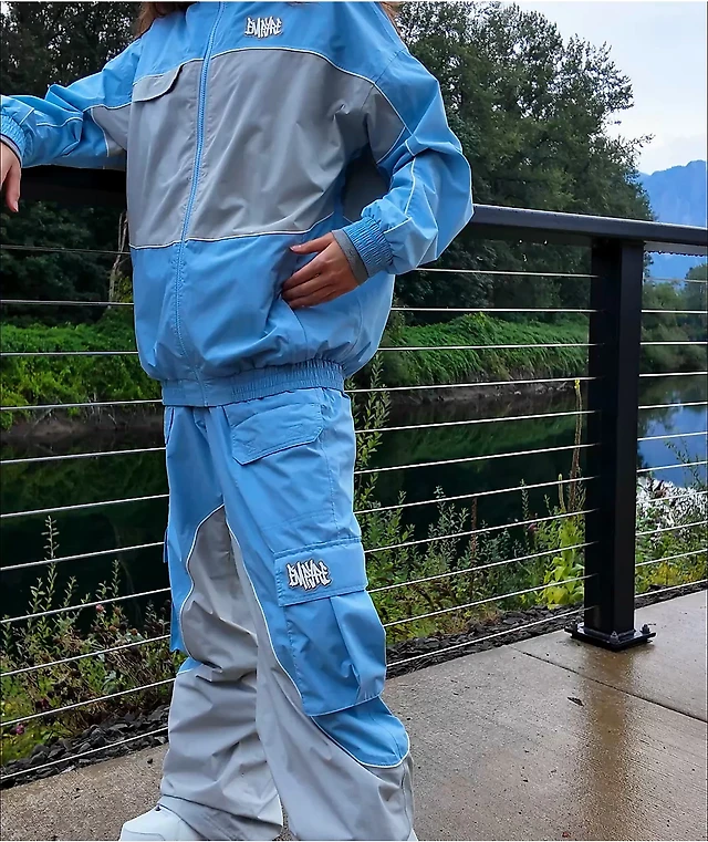 Empyre Lucky Duck Blue Grey Snowboard Pants Liberty Center