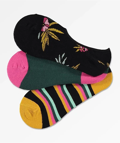 Empyre Lucy 3 Pack No Show Socks