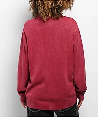 Empyre Maddox Red Wash Sweater