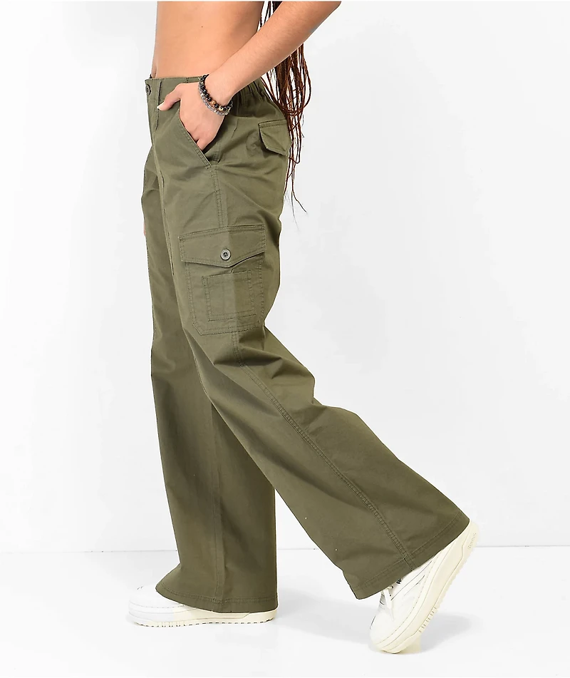 Empyre Maisie Grape Leaf Lowrise Cargo Pants