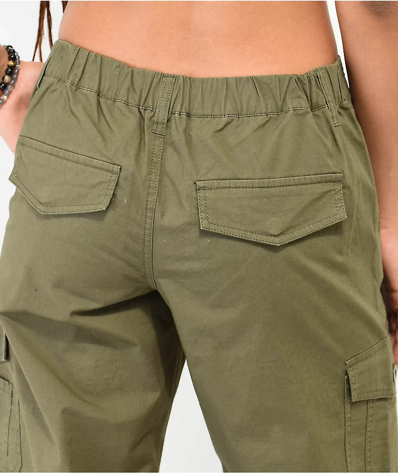 Empyre Maisie Grape Leaf Lowrise Cargo Pants