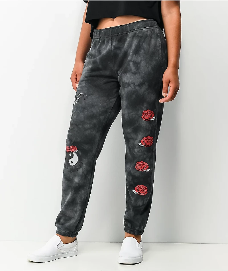Empyre Meleah Black Tie Dye Sweatpants