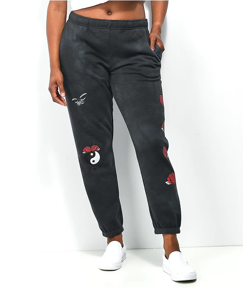 Empyre Meleah Black Tie Dye Sweatpants
