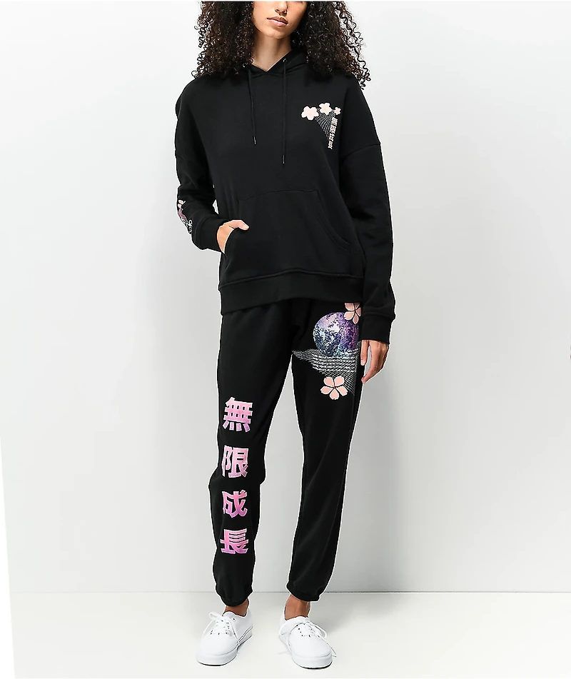 Empyre Meleah Moon Black Sweatpants