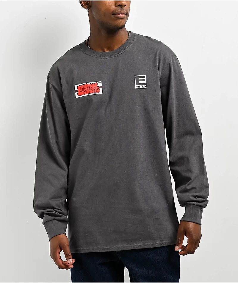 Empyre Metro Zoomin Grey Long Sleeve T-Shirt