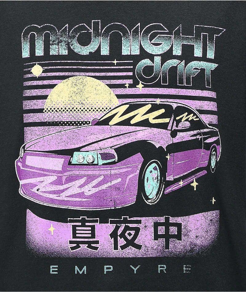 Empyre Midnight Drift Black Long Sleeve T-Shirt