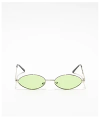 Empyre Miller Slim Round Green Sunglasses