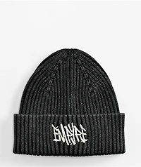 Empyre Mineral Wash Black Beanie