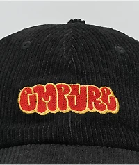 Empyre Mitra Black Corduroy Strapback Hat