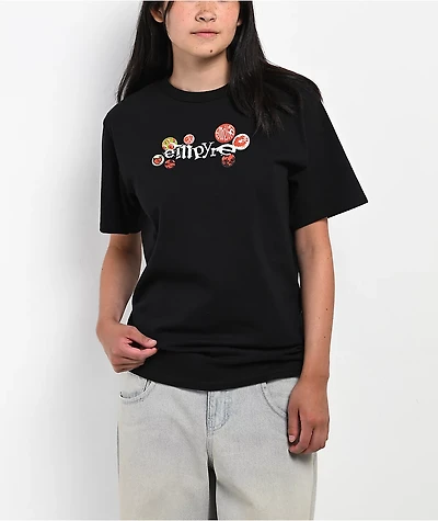 Empyre Mix N Match Buttons Black T-Shirt