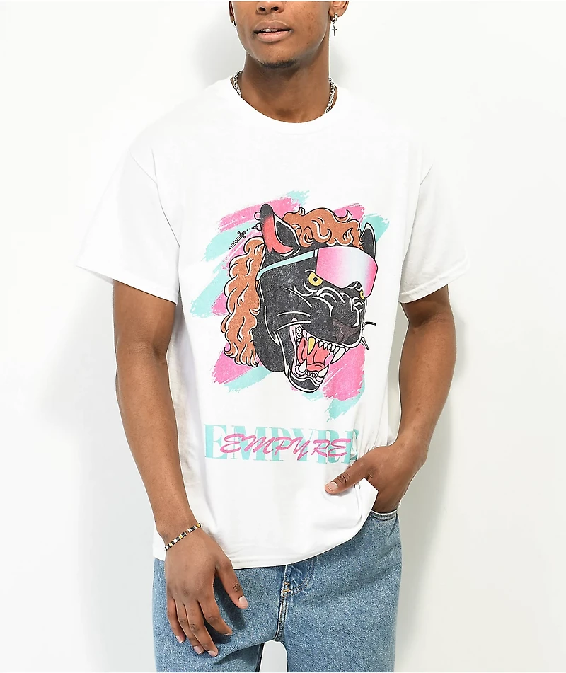 Empyre Mullet Jag White T-Shirt