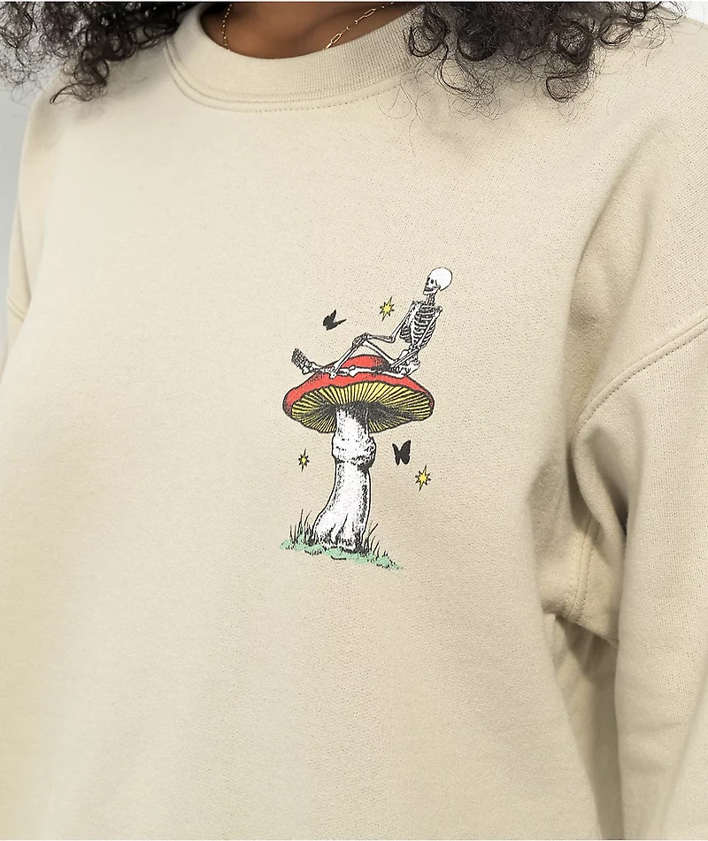 Empyre Nature Heals Sand Crewneck Sweatshirt