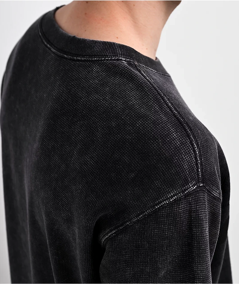 Empyre Neo Waffle Black Short Sleeve Thermal T-Shirt