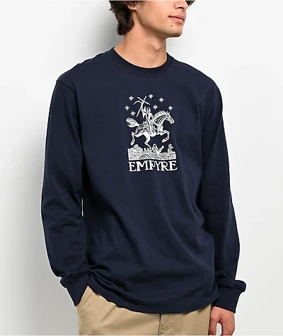 Empyre Night Shining Armor Navy Blue Long Sleeve T-Shirt