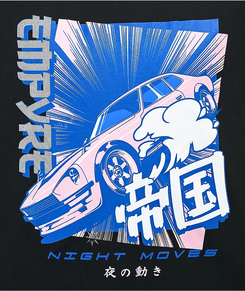 Empyre Night Moves Black Long Sleeve T-Shirt