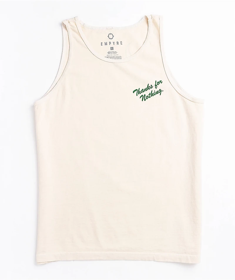 Empyre Nothing Natural White Tank Top