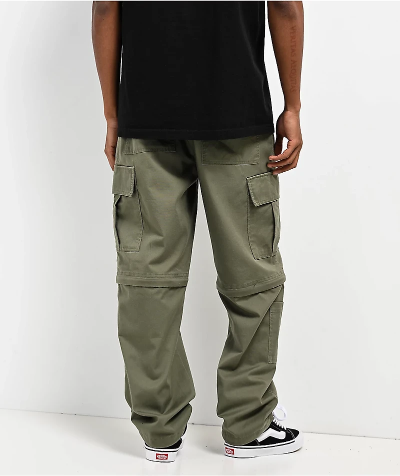 Empyre Olive Zip Off Cargo Skate Pants