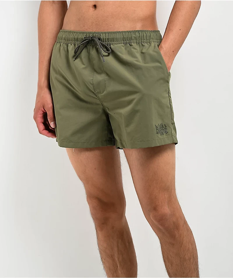 Empyre Ollie Dark Green Board Shorts