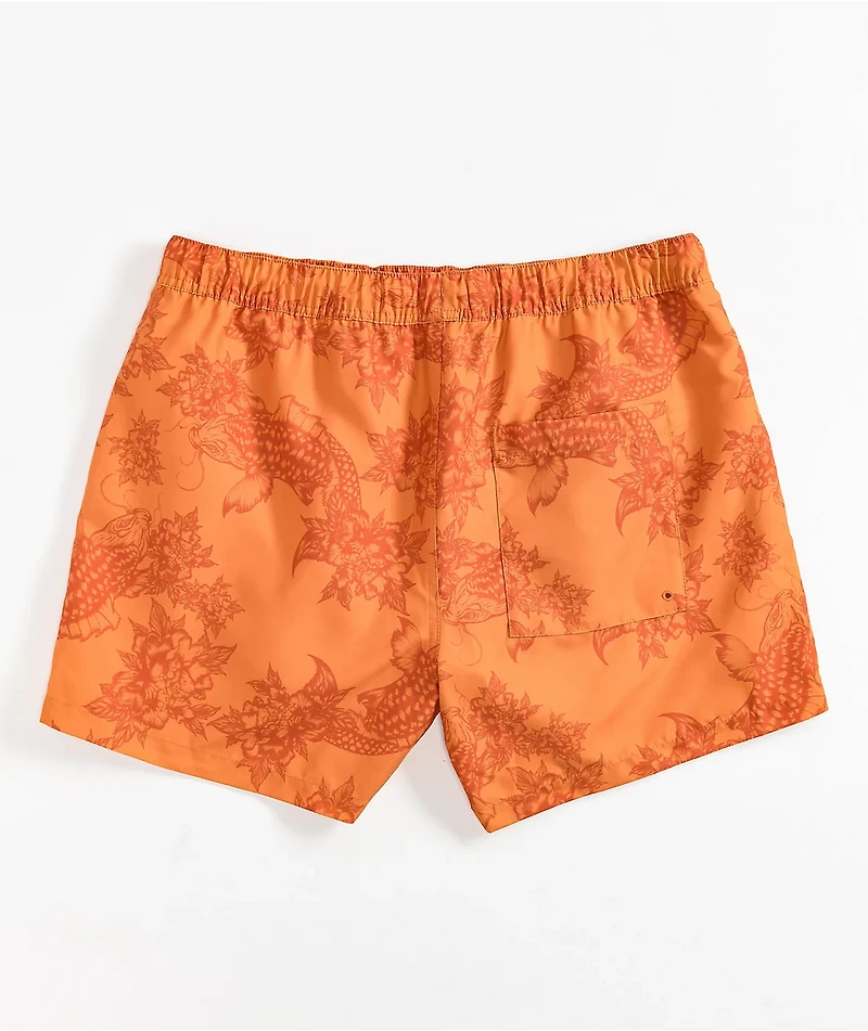 Empyre Ollie Koi Orange Board Shorts