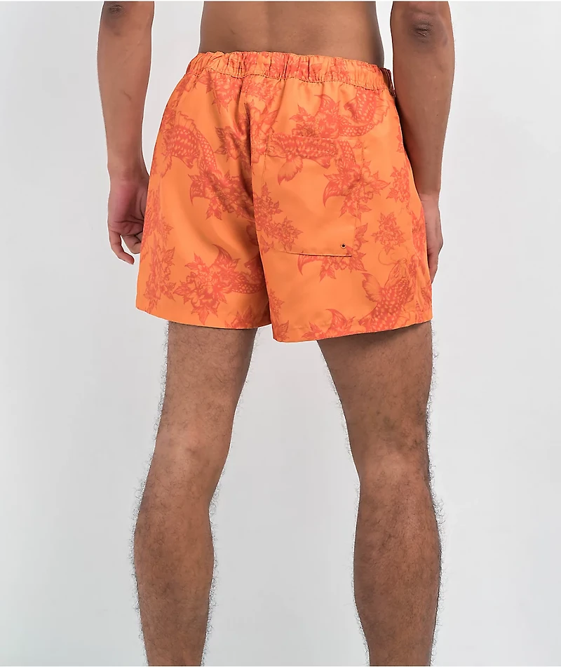 Empyre Ollie Koi Orange Board Shorts