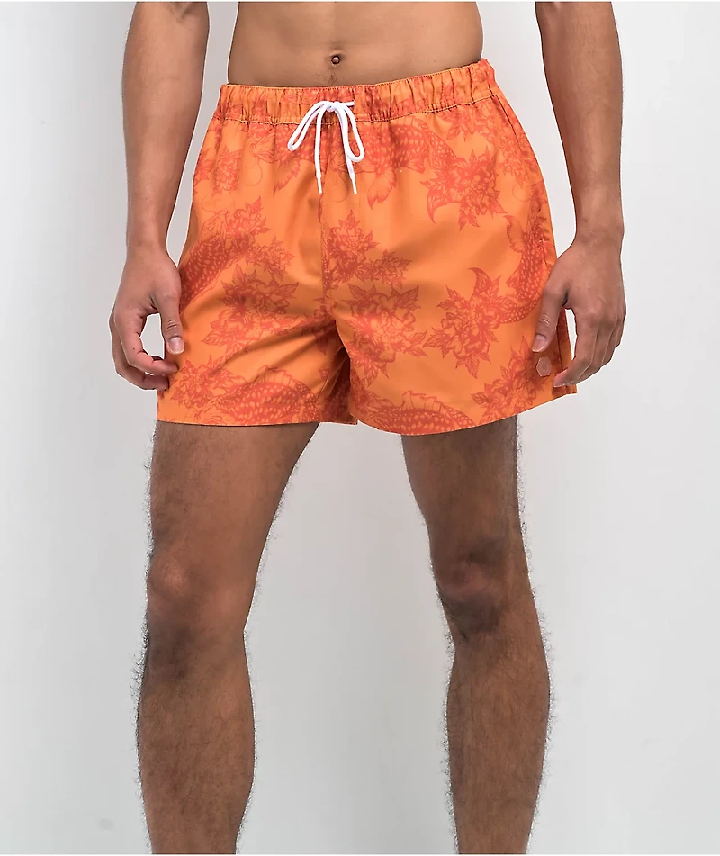 Empyre Ollie Koi Orange Board Shorts