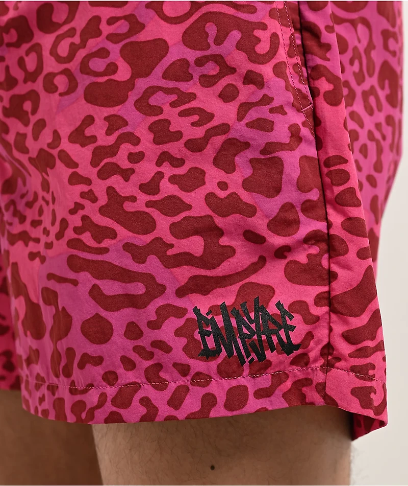 Empyre Ollie Leopard Pink Board Shorts