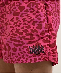Empyre Ollie Leopard Pink Board Shorts