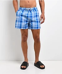 Empyre Ollie Plaid Blue Board Shorts