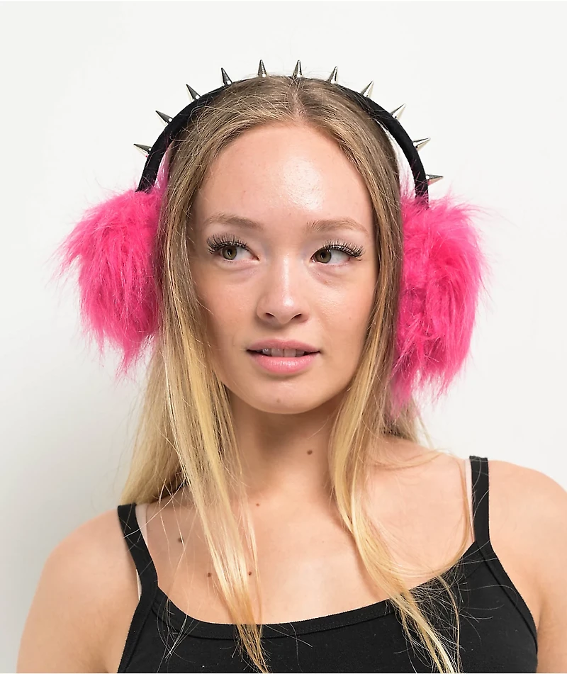 Empyre Oshun Hot Pink & Black Earmuffs