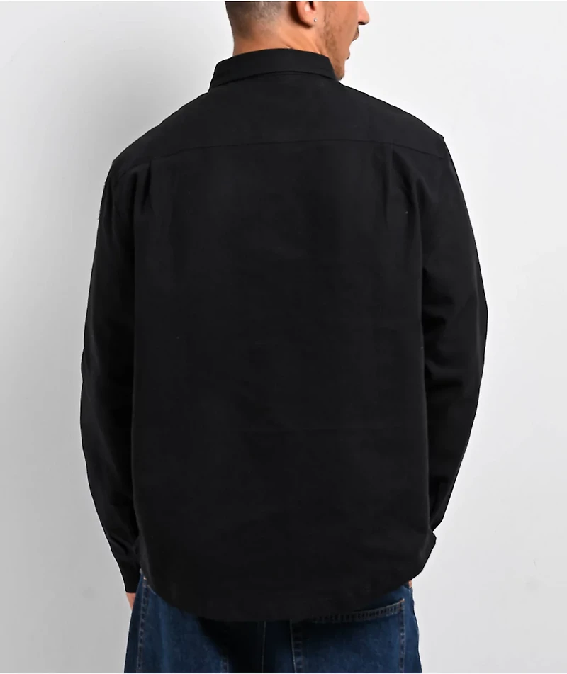Empyre Overshirt Black Long Sleeve Work Shirt