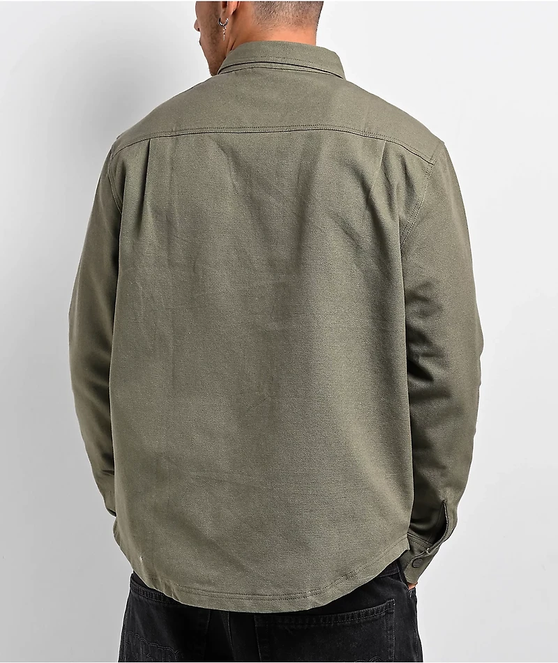 Empyre Overshirt Deep Lichen Long Sleeve Work Shirt