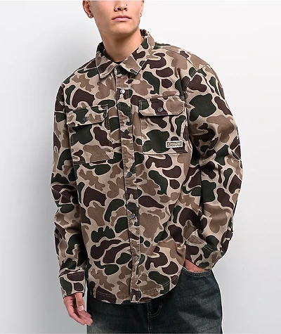 Empyre Overshirt Duck Camo Long Sleeve Work Shirt