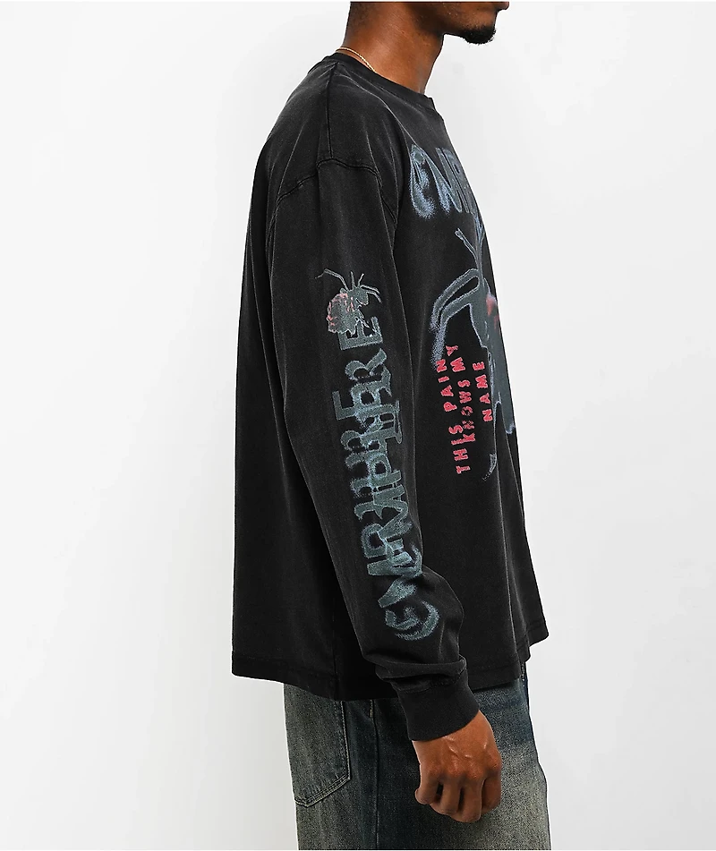 Empyre Pain Knows My Name Black Long Sleeve T-Shirt