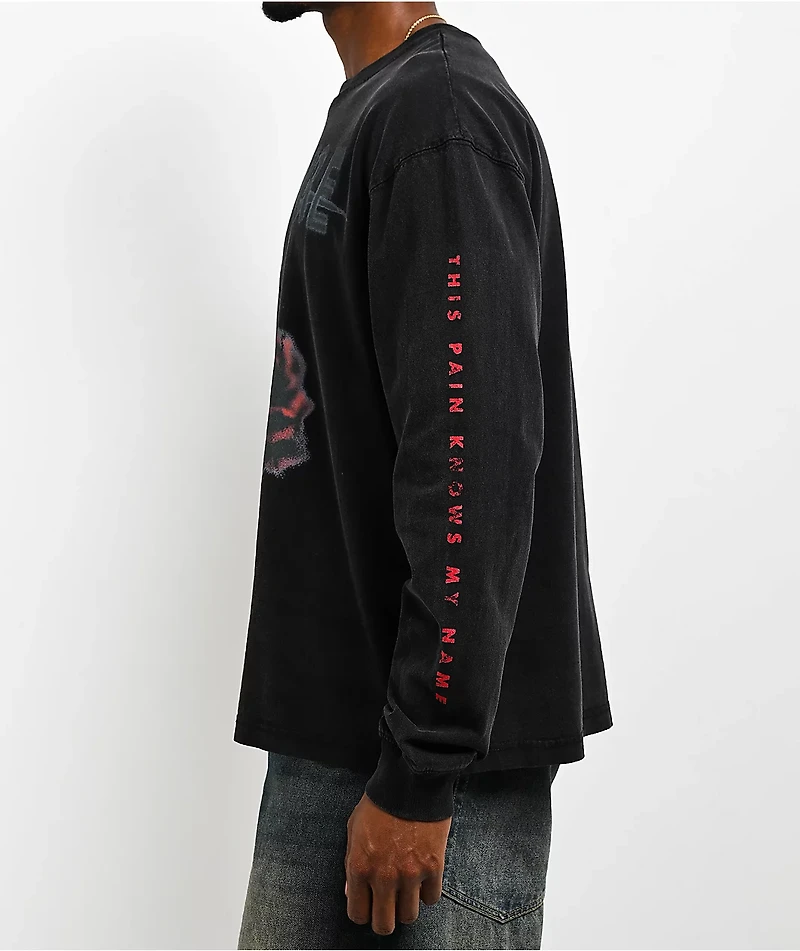 Empyre Pain Knows My Name Black Long Sleeve T-Shirt