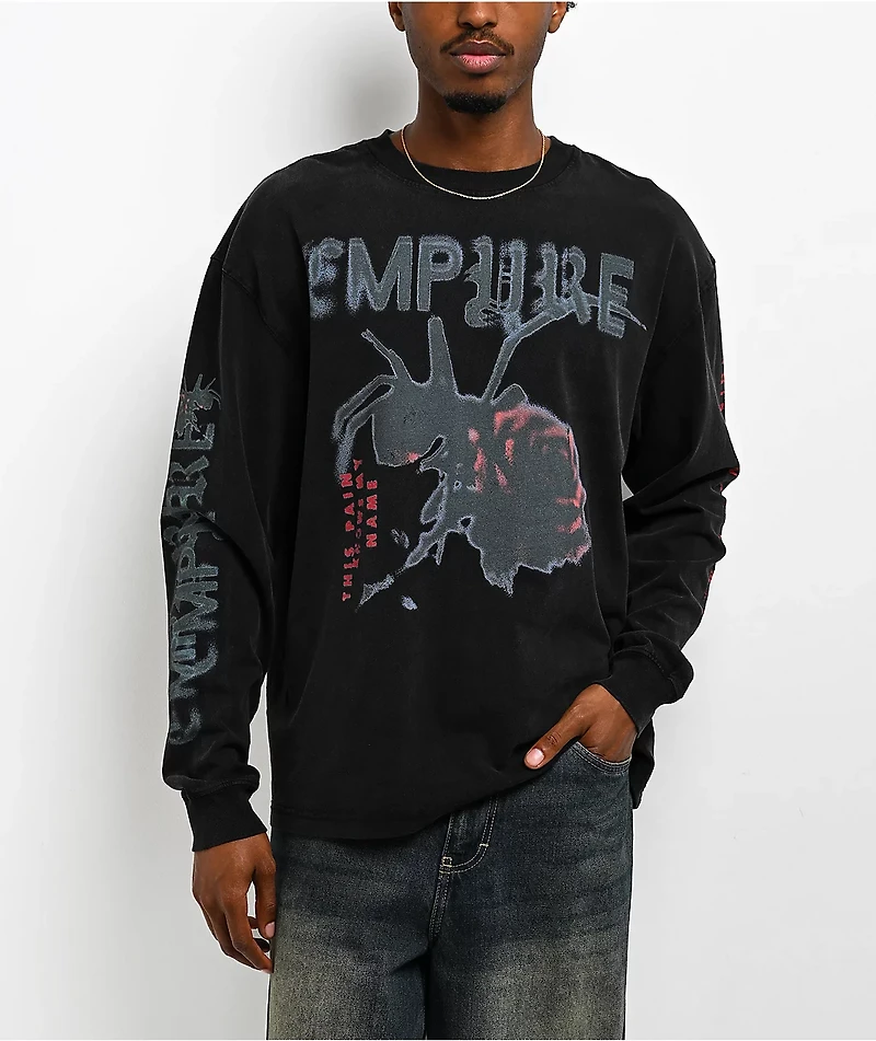 Empyre Pain Knows My Name Black Long Sleeve T-Shirt