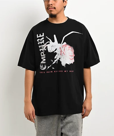 Empyre Pain Knows My Name Black T-Shirt