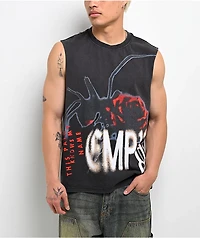 Empyre Pain Knows My Name Black Wash Tank Top