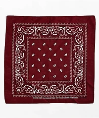 Empyre Paisley Dark Red Bandana