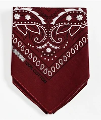 Empyre Paisley Dark Red Bandana