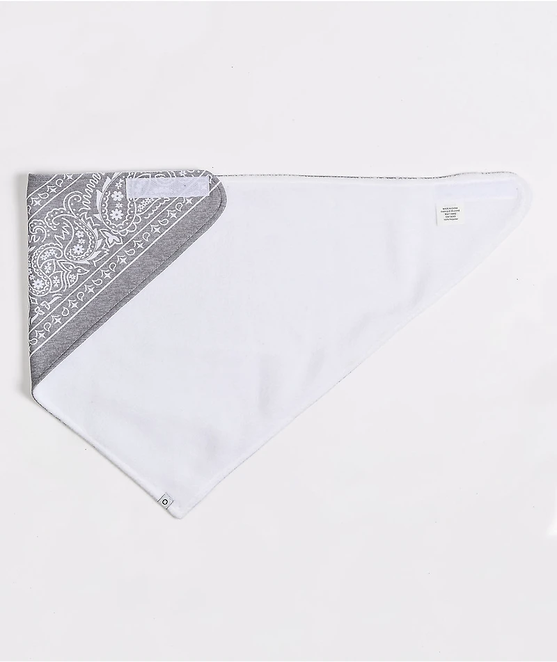 Empyre Paisley Grey Fleece Bandana