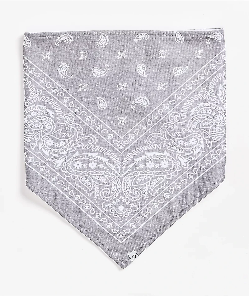 Empyre Paisley Grey Fleece Bandana
