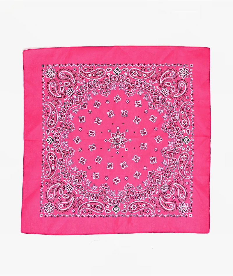 Empyre Paisley Pink Bandana