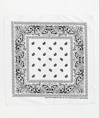 Empyre Paisley White Bandana