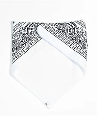 Empyre Paisley White Fleece Bandana